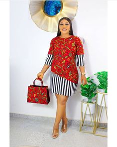 This African dress is handmade with love. For the purchase of this dress kindly send your measurements. Bust. cm/inches. Waist.  Hip Height Red Knee-length Mini Dress, Red African Dress, African Dress Patterns, African Fabric Dress, Dress Ankara, Dress African, Ankara Dress, Pattern Dress, Dress Measurements