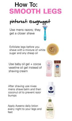 Beauty needs constant care from the inside and the outside. Here are some body care tips that will help you take better care of your skin outside too. Exfoliate Legs, Baby Oil Gel, Daily Beauty Tips, Celebrity Skin Care, Mekap Mata, Organic Skin Care Brands, Smooth Legs, Facial Skin Care Routine, Image Skincare