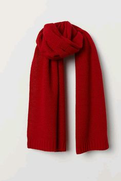 Scarf Aesthetic, Aleister Crowley, Red Scarf, Red Scarves, Textured Knit, Fame Dr, Knit Scarf, Kingston, Fashion Company