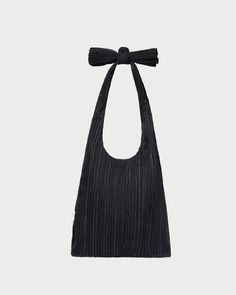 Color: Black Cotton Logo, Bow Detail, Black Fabric, New Product, Shoulder Strap, Tote Bag, Exterior, My Style, Fabric