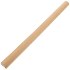 a piece of brown paper with a white tip on it's end is shown in front of a white background