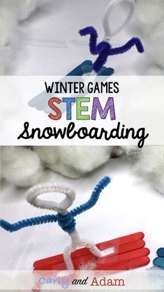 Winter Olympics Activities, Olympic Crafts, Olympics Activities, Christmas Stem, Olympic Party