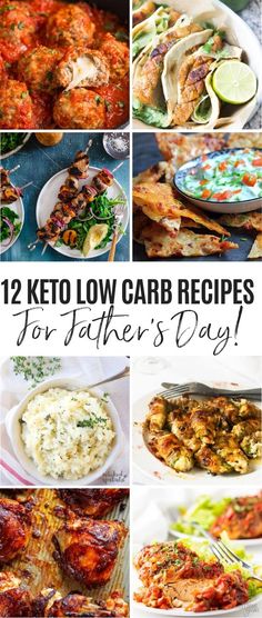 12 keto low carb recipes for father's day