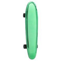 a green skateboard is shown against a white background