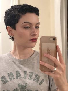 Really Short Haircuts, Super Short Haircuts, Short Natural Curly Hair, Crop Hair, Short Hair Pixie Cuts