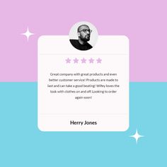 the website for henry jones's hair and beauty products is shown in pink, blue and