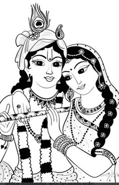 Radha Krishna Png, Flute Drawing, Hanuman Tattoo, Etching Designs, Glass Etching Designs, Shadi Card, Relief Painting, Easy Cartoon