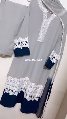 Customize outfit by @libsannisa01 Shalwar Design 2024, Simple Dresses Indian, Simple Suits Indian, Lace Design On Suits Latest, Pakistani Outfits Casual, Lace Designs On Suits, Luxury Abaya, Dress Designs For Stitching