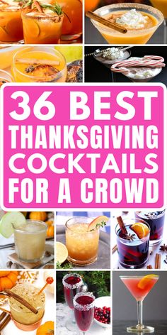 the best thanksgiving cocktails for a crowd