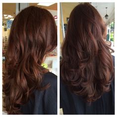 Loving this brown/red perfect for Fall!!! Come stop in @ Total Concept Salon ask for Leigh!!!! Auburn Hair Color Brunette, Medium Brown Hair Red Highlights, Brown Hair With Slight Red Tint, Light Brunette Hair With Red Undertones, Dark Brown Red Undertones, Red Undertones Hair Brown, Medium Brown Hair With Red Tint, Brick Brown Hair Color, Auburn Toned Brown Hair