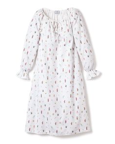 Women's Twill Delphine Nightgown in A Night at the Nutcracker Luxury Sleepwear, Loungewear Dresses, Sugar Plum Fairy, French Stripes, The Nutcracker, Cotton Pajama Sets, Holiday Pajamas, Nightgowns For Women, Sugar Plum