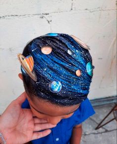 universo Crazy Hair For Kids, Space Hair, Crazy Hat Day, Wacky Hair Days, Crazy Hats, Bows Diy, Wacky Hair, Dress Up Day