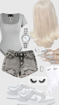 Simple chavy outfit for summer Outfit For Summer, Shoes Outfit Fashion, Outfit Inspo Casual, Cute Lazy Day Outfits