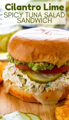 Best Lunch Ideas, Spicy Tuna Salad, Roast Beef Sandwich, Tuna Salad Sandwich, Tuna Salad Recipe, Canned Tuna, Sandwich Fillings, Spicy Tuna, Mashed Avocado