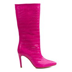 Channel your inner Barbie with our fabulous mid calf Freda boots! Experience sustainable luxury with our footwear collections. Crafted from surplus stock leathers, originally overproduced by other luxury brands, we prioritise environmental responsibility by repurposing existing leathers. Our commitment extends beyond style – by utilising surplus stock leathers, we avoid contributing to water consumption and chemical pollution associated with traditional tanning processes.  Limited quantities are Chemical Pollution, Pink Nike Shoes, Colourful Style, July Birthstone Jewelry, Pink Boots, August Birthstone Jewelry, Pink Nike, Water Consumption, Stiletto Boots