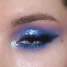 Colourpop Blue Moon Looks, Maquillaje Aesthetic, Euphoria Vibes, Maquillage On Fleek, Mekap Mata, Drag Make-up, Euphoria Makeup, Swag Makeup, Smink Inspiration