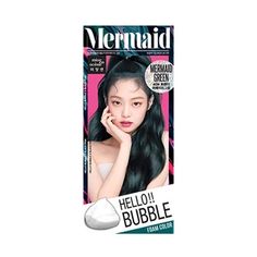 Description:Achieve gorgeous vivid colored hair with BLACKPINK!Hair dye pouch 30ml, bubble foam color bottle, secret magic ampoule 5ml, hair treatment, instruction manual, and plastic gloves. Directions: Mix Solution 1 and Solution 2 Secret Magic Ampoule into Bubble Foam Color Bottle Shake sideways 20 times Apply evenly to hair Wait 20-30 minutes Rinse hair and use provided hair treatment. Ammonia-Free & Coconut Scent.*Read instructions carefully before use*Never use the product if you have deve Blackpink Hair Dye, Blackpink Hair, Bubble Hair, Mermaid Green, Bubble Foam, Lavender Extract, Hair Rinse, Hair Dye Colors, Sweet Floral