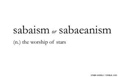 the word sabaism or sabaanism written in black ink on a white background