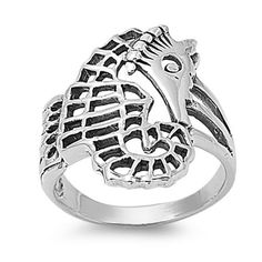 Sterling Silver Women's Seahorse Ring 925 Band 24mm Jewelry Female Male Unisex Size 7 All our silver jewelry is crafted from .925 silver also commonly referred to as sterling silver. Sterling silver is the standard for beautiful high-quality silver jewelry and can not be replicated by lower priced silver plated jewelry. It is 92.5% pure silver, mixed with alloys to add strength and durability to stand the test of time. We promise superior service which includes fast shipping, great communication Animal Ring, Marcasite Jewelry, Female Male, Silver Plated Jewelry, Rings Cool, Silver Band Ring, Fashion Ring, Design Silver, Classic Ring