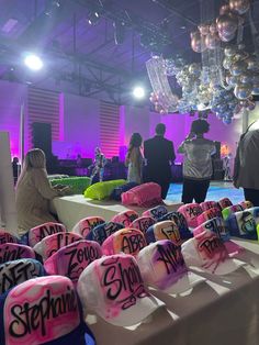 Trucker hats painted LIVE at a birthday party Ep Release Party Ideas, Airbrush Party Theme, Custom Party Decorations, 2000s Party Centerpieces, Y2k Party Decorations For Men, Y2k Event Theme, Sweet 16 2000s Theme Party Ideas, 2000 Themed Birthday Party, 99-2000 Party Theme