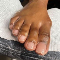 Pink Toe Nails, Natural Nails Manicure, Nails Collection, Toe Nail Color, Pretty Toe Nails, Summer Toe Nails