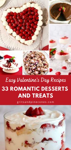 valentine's day desserts and treats that are easy to make