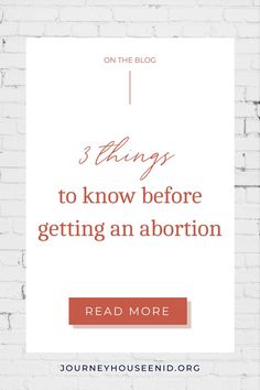 Being pregnant was not part of the plan. You were being careful, maybe even on birth control. How could this happen?Now what? Abortion? There are three main things you need to know before you get an abortion. We want you to be informed so you can make the best decision. Head to the blog to learn more | abortion facts | pregnancy support | pregnancy options #pregnancysupport #pregnancyoptions 5 Weeks Pregnant