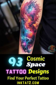 the cover up for cosmic space tattoo designs