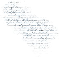 an old handwriting with writing on it