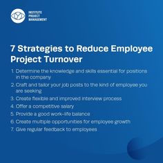 the 7 stages to reduce employee turnover in an organization's work environment, including