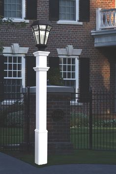 Sturbridge Lamp Post Decor na Outdoor Lamp Post, New England Arbors, Front Yard Decor, Outdoor Lamp Posts, Light Post, Lamp Post Lights, Deck Lights, Lantern Post, Outdoor Lighting Landscape