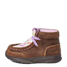 Your little buckaroo is sure to love these Ariat LIL’ STOMPERS Toddler Casuals. They are soft and fashionable plus easy to get on and off. Super comfortable for all day wear. Removeable, contoured insole cushions heel strikeAntimicrobial treatment for anti-odor performanceRemovable EVA foam attached to the midsole for comfort during growth periodsImported\nTODDLER LIL' STOMPERS ADDISON BOOT | Women's TODDLER LIL' STOMPERS ADDISON Boots in Brown, Size: 7 K B / Medium by Ariat Boots For Girls Kids, Winter Boots For Girls, Professional Bull Riders, Girls Winter Boots, Farm Clothes, Team Roping, Shirt Outfits, Sassy Outfit, Brown Fits