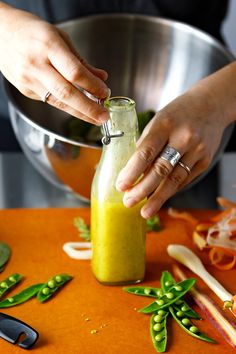 Curry Vinaigrette Dressing, Curry Salad Dressing, Curry Dressing Recipe, Creative Salads, Curry Dressing, Lime Salad Dressing, Peas And Carrots, Lime Vinaigrette, Vinegar Uses