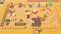 an animal farm is shown in this screenshot from the game animal town, which features animals and people