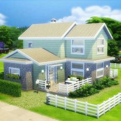 Sims4 House, Rumah Minecraft Sederhana, Sims Houses, Sims Builds, Sims 4 House Plans, Sims 4 House Building, Sims Ideas