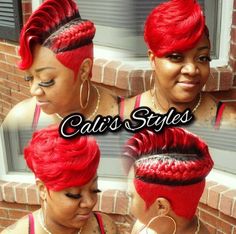 @cali_styles_hair Faux Locs Curly Ends, Black Women Updo Hairstyles, Locs Curly, Hair Dues, Shaved Side, Shaved Side Hairstyles, Woman Hair