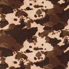 a brown and white animal print fabric