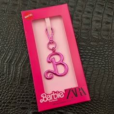 Brand New Zara Barbie Special Collection Colored Metal Keychain With Barbie's Initial From Barbiem The Movie Warner Bros. Lobster Clasp Closure. Special Collection Barbiem The Movie Free Barbie Bag With Purchase, Choose Any Of The 3 Styles Shown Barbie Items Aesthetic, Barbie Merch Aesthetic, Barbie Car Accessories, Barbie Branding, In My Barbie Era, Baddie Keychain, Barbie Keychain, Barbie Movie Merch, Barbie Phone Charm