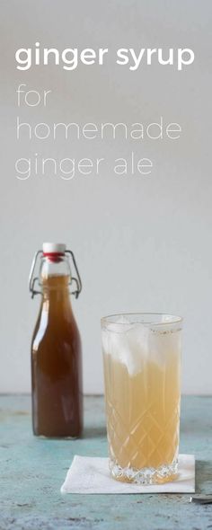 ginger syrup for homemade ginger ale