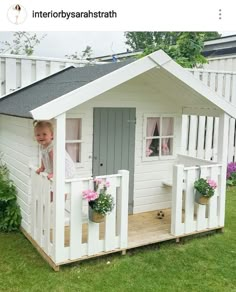 Garden Playhouse, Build A Playhouse, Tree House Kids