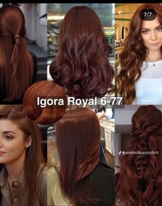 Deep Autumn Hair Color, Level 6 Hair Color, Brown Hair Inspiration, Cinnamon Hair, Colored Hair Tips, Cute Hair Colors