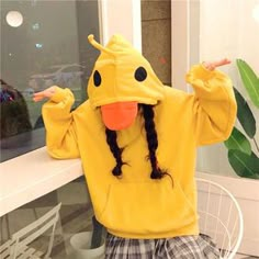 Cute Fall Hoodie Sweater, Cute Yellow Long Sleeve Sweatshirt, Orange Fleece Long Sleeve Hoodie, Orange Long Sleeve Fleece Hoodie, Orange Long Sleeve Sweatshirt For Winter, Yellow Long Sleeve Sweatshirt For Fall, Cute Hooded Hoodie For Fall, Cute Hooded Fall Sweater, Cute Oversized Hoodie For Fall