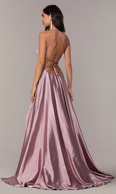 Designer Prom Dress, Satin Formal Gown, Cocktail Length Dress, Backless Formal Dresses, Faviana Dresses, Silk Prom Dress, Satin Prom Dresses, Gorgeous Prom Dresses, Satin Evening Dresses