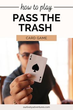 how to play pass the trash card game