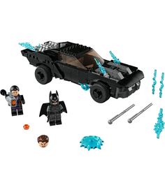 the lego batman movie batmobile is shown in action