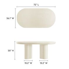 a table and two stools are shown with measurements for the top, bottom and bottom