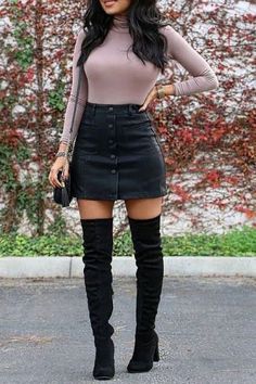 Cute Fall Fashion, Winter Mode Outfits, Rok Mini, Simple Fall Outfits, Cute Fall Outfits, Thanksgiving Outfit, Mode Inspo, Trend Fashion, Date Outfits