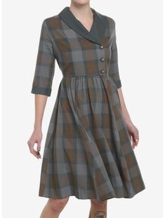 Her Universe Outlander Tartan Plaid Swing Dress Outlander Tartan, Marvel Dress, Star Wars Dress, Mackenzie Tartan, Women Dress Collection, Culture Clothing, Her Universe, Tartan Dress, Travel Dress