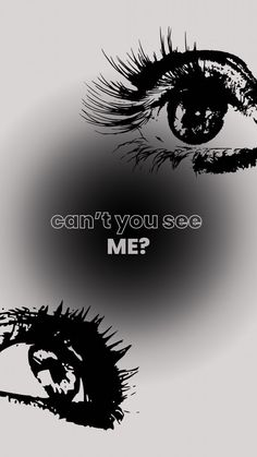 two black and white images with the words can't you see me? on them