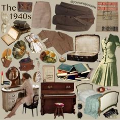 40s Aesthetic Fashion, 1930 Aesthetic, 30s Aesthetic, 40s Aesthetic, 40s Outfits, Vintage Academia